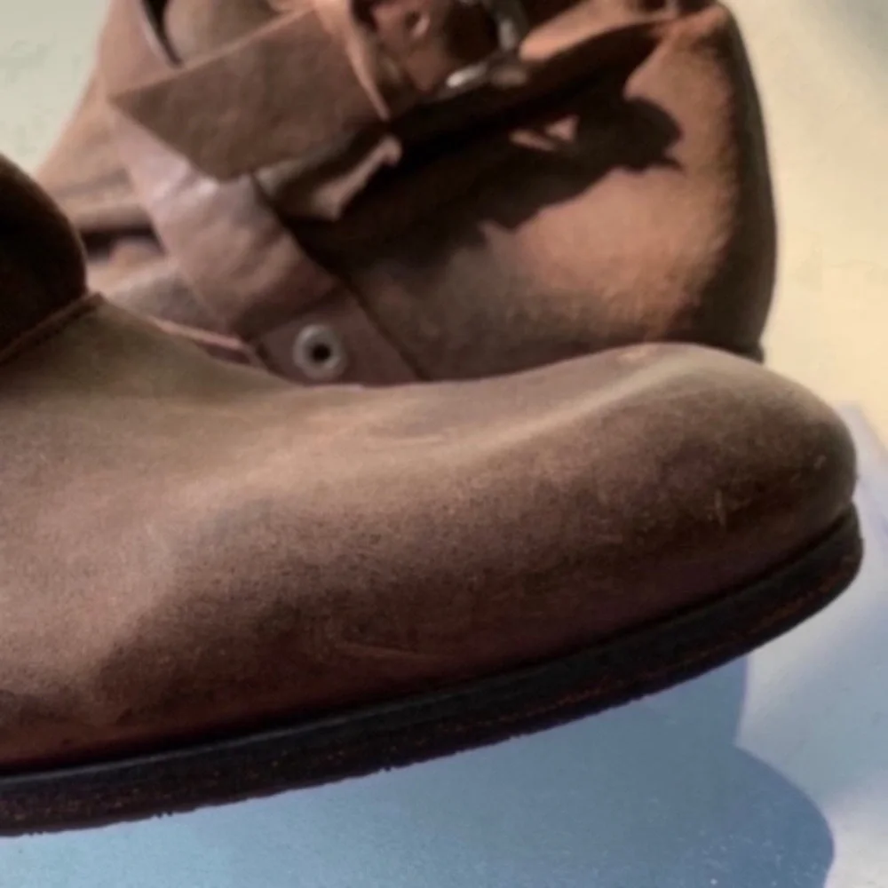 Rare Denmark 🇩🇰 Royal Republiq Distressed Ankle Buckle Boots - Picture 13 of 16